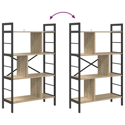 Bokhylle Sonoma eik 75 x 30 x 123,5 cm Konstruert tre