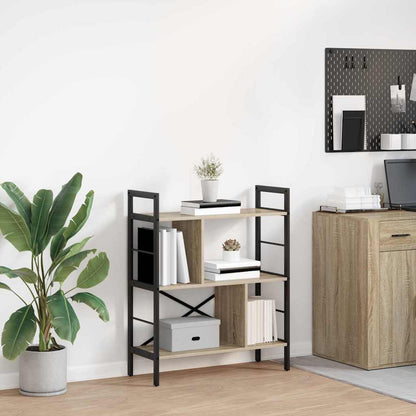 Bokhylle Sonoma eik 75 x 30 x 91 cm Konstruert tre