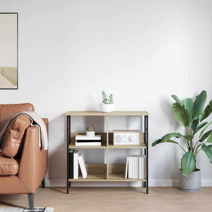 Bokhylle Sonoma eik 82 x 32 x 79 cm Konstruert tre