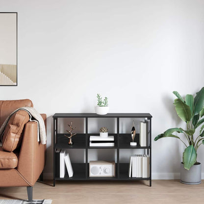 Bokhylle Svart Eik 102 x 32 x 72,5 cm