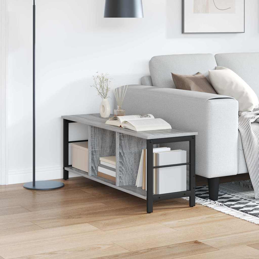 Bokhylle Grå Sonoma 102 x 32 x 40,5 cm Konstruert tre