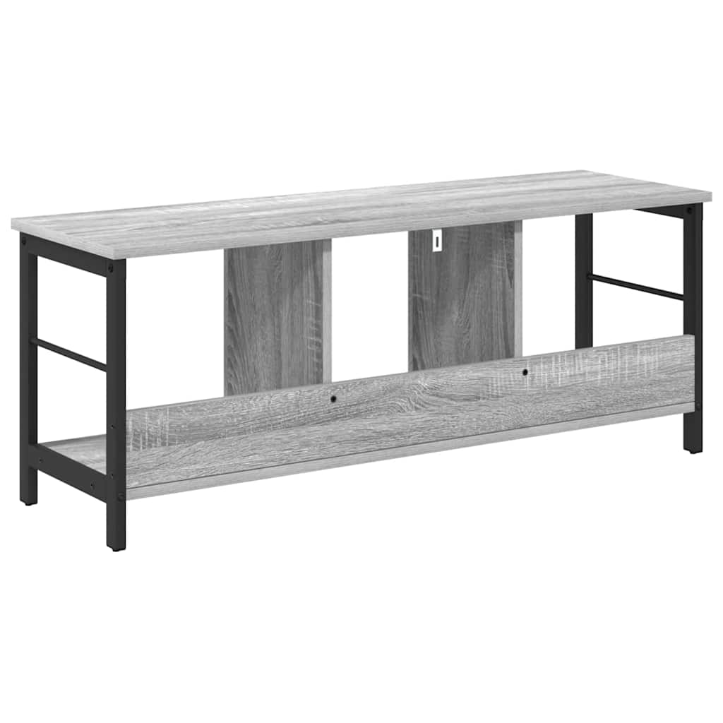 Bokhylle Grå Sonoma 102 x 32 x 40,5 cm Konstruert tre