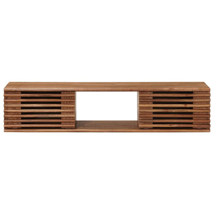 TV-skap med lagring med dør Naturlig 105 x 30 x 22,5 cm