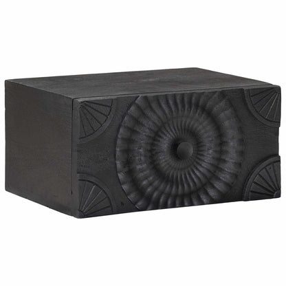 Nattbordskap med skuff Svart 40 x 30 x 20 cm