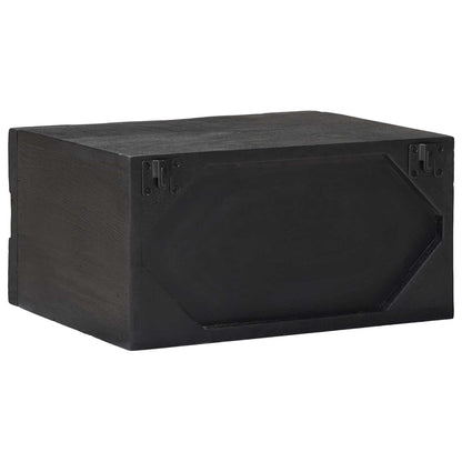Nattbordskap med skuff Svart 40 x 30 x 20 cm