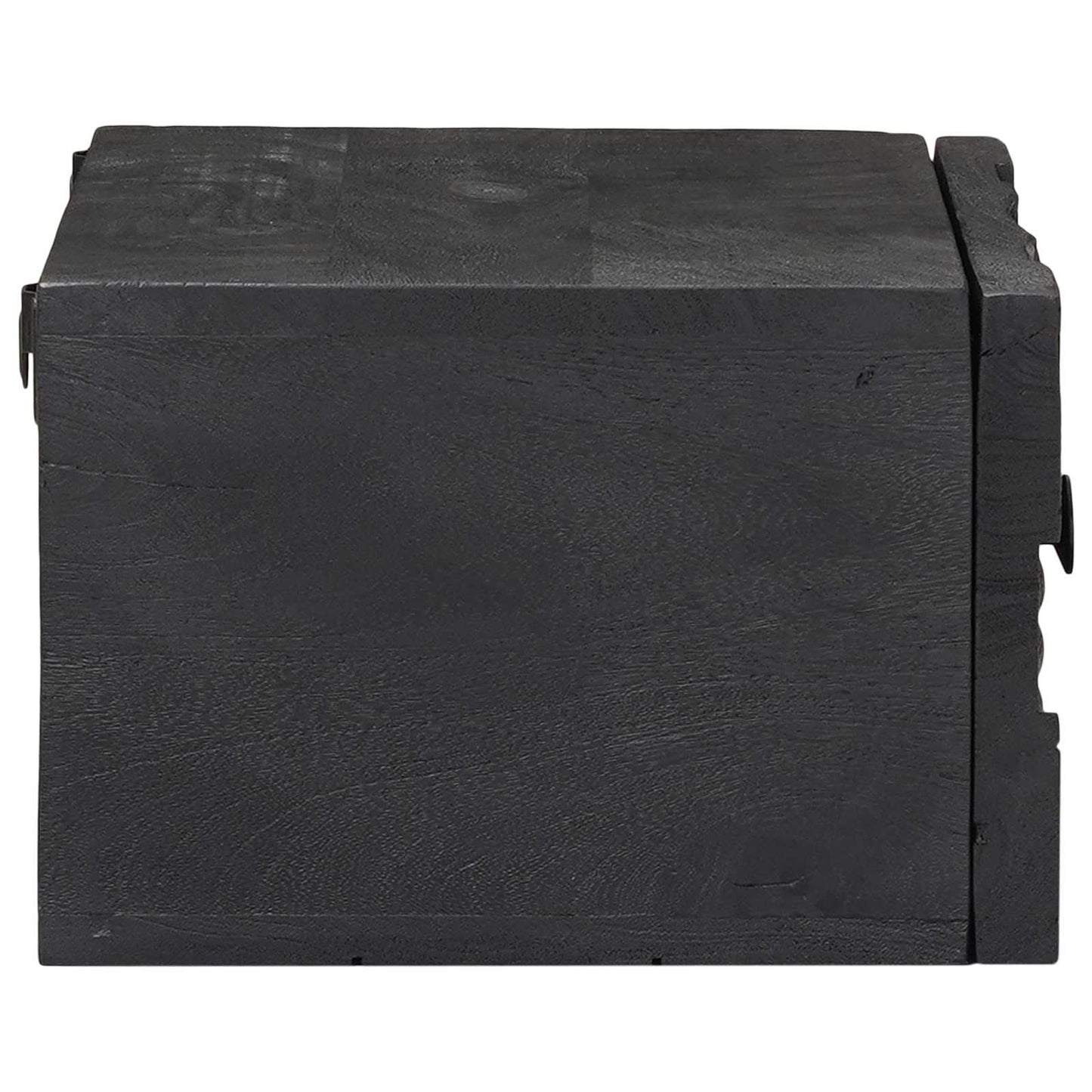 Nattbordskap med skuff Svart 40 x 30 x 20 cm