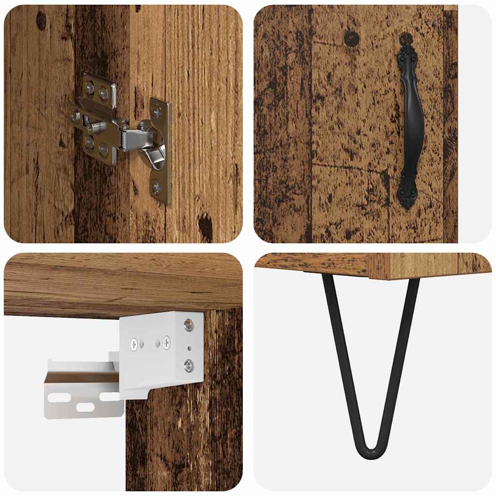 Skap Gammelt Tre 34,5 x 34 x 90 cm