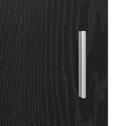 Skap Corona 2 pcs Svart Eik 59 x 39 x 80 cm Konstruert tre