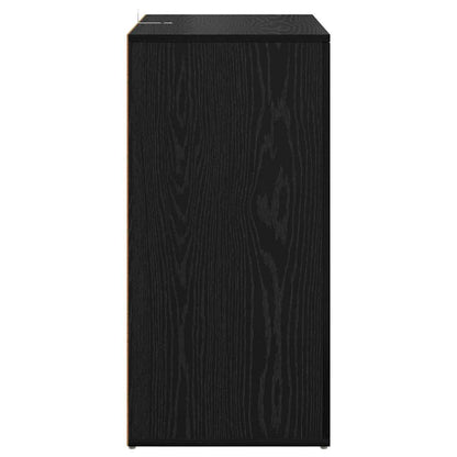 Skap Corona 2 pcs Svart Eik 59 x 39 x 80 cm Konstruert tre