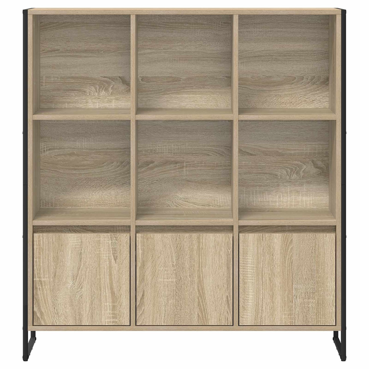Bokskap 2 pcs Sonoma 99,5 x 30 x 108 cm Konstruert tre