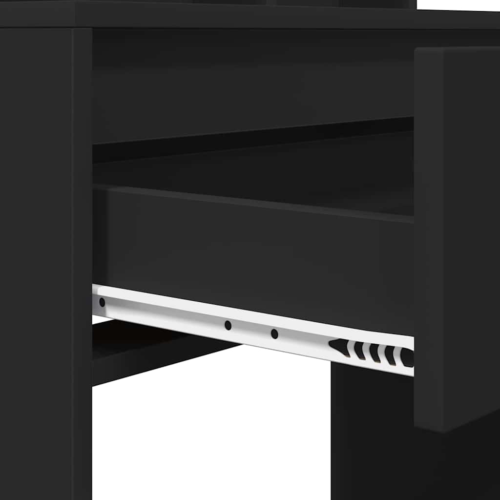 Sminkebord Svart 80 x 39,6 x 135 cm