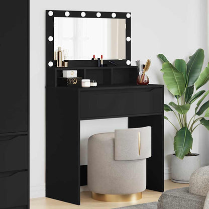 Sminkebord Svart 80 x 39,6 x 135 cm