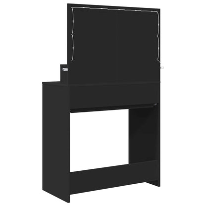 Sminkebord Svart 80 x 39,6 x 135 cm