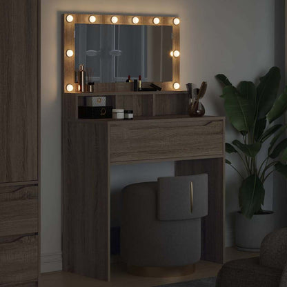 Sminkebord Sonoma Eik 80 x 39,6 x 135 cm