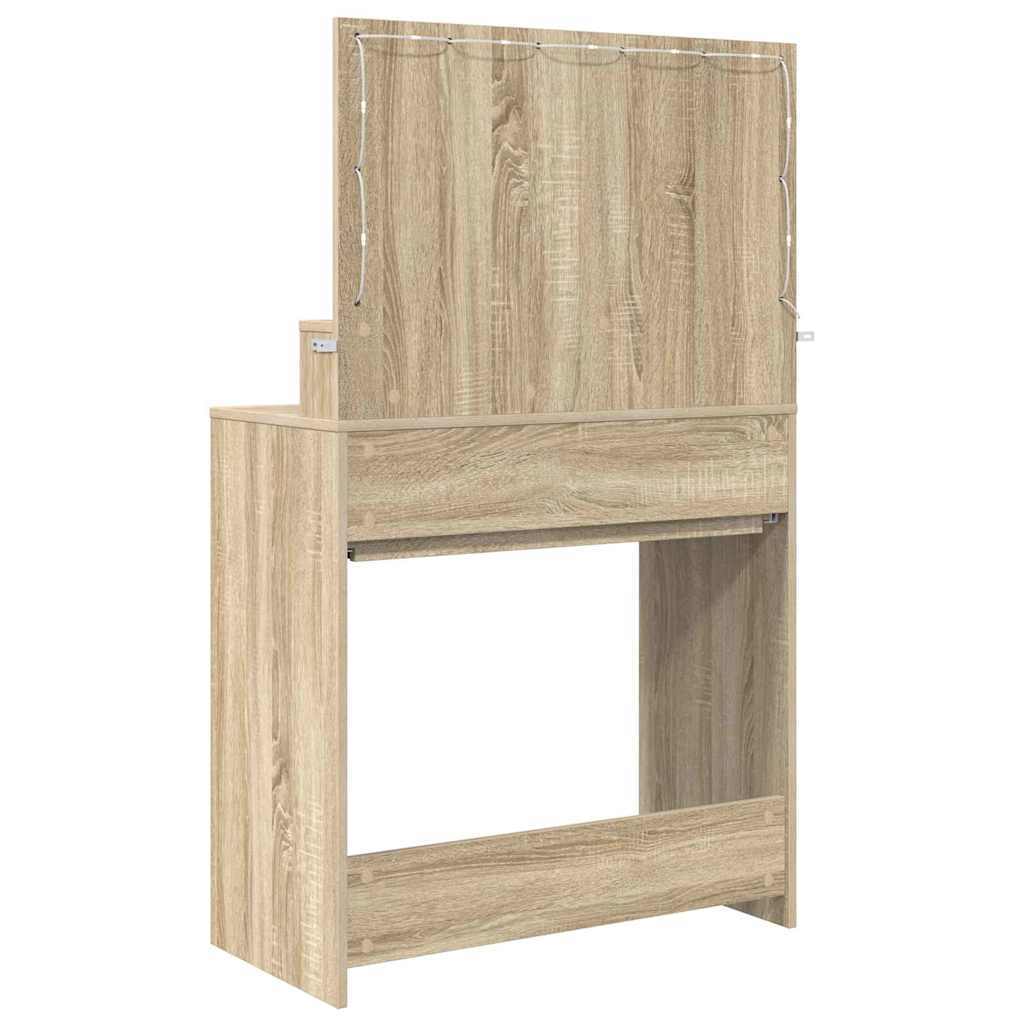 Sminkebord Sonoma Eik 80 x 39,6 x 135 cm