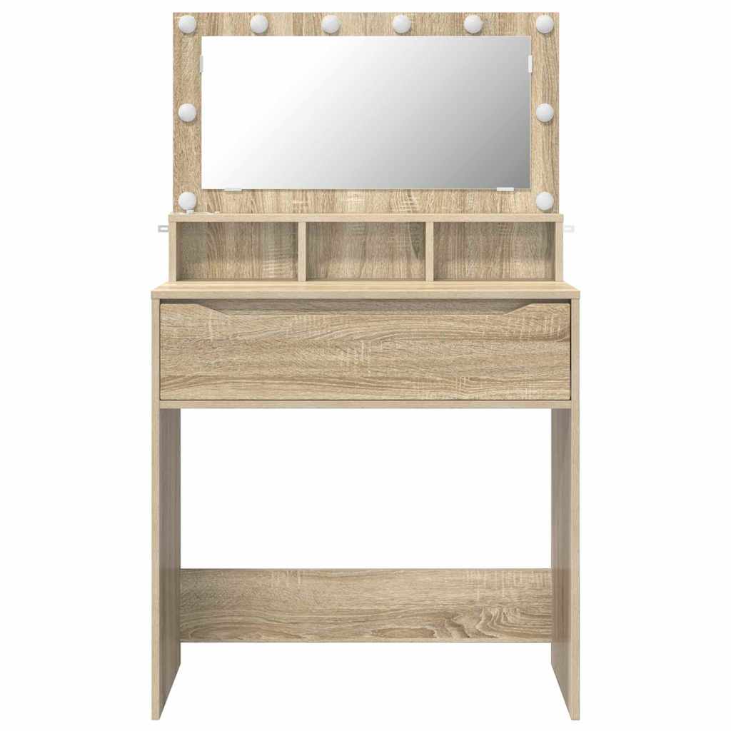 Sminkebord Sonoma Eik 80 x 39,6 x 135 cm