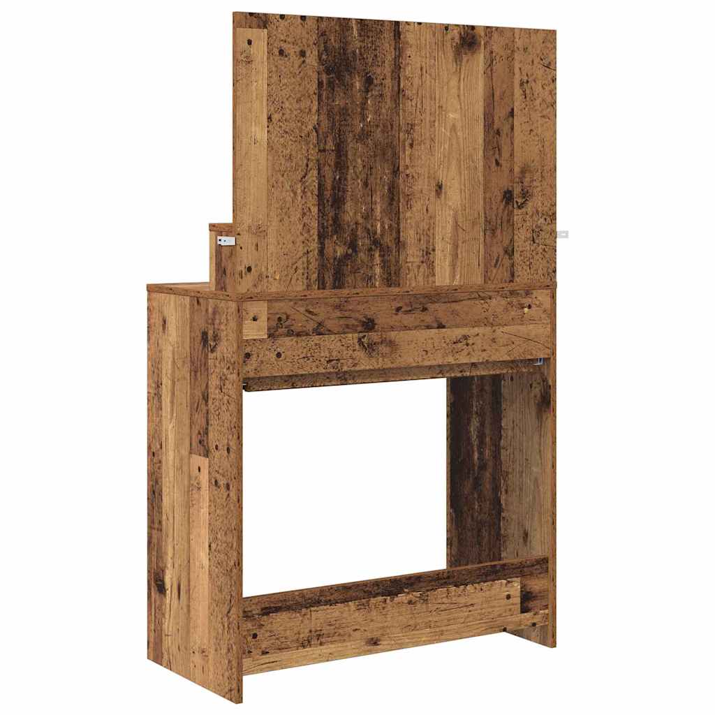 Soverom sminkebord Gamle tre 80 x 39,6 x 135 cm Konstruert tre