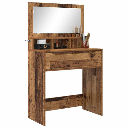 Soverom sminkebord Gamle tre 80 x 39,6 x 135 cm Konstruert tre