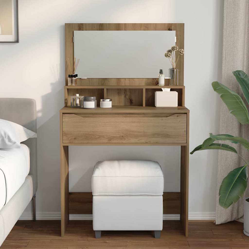 Soverom sminkebord med skuff Artisan Eik 80 x 39,6 x 135 cm
