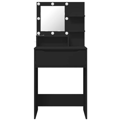 Sminkebord Svart 80 x 39,6 x 135 cm
