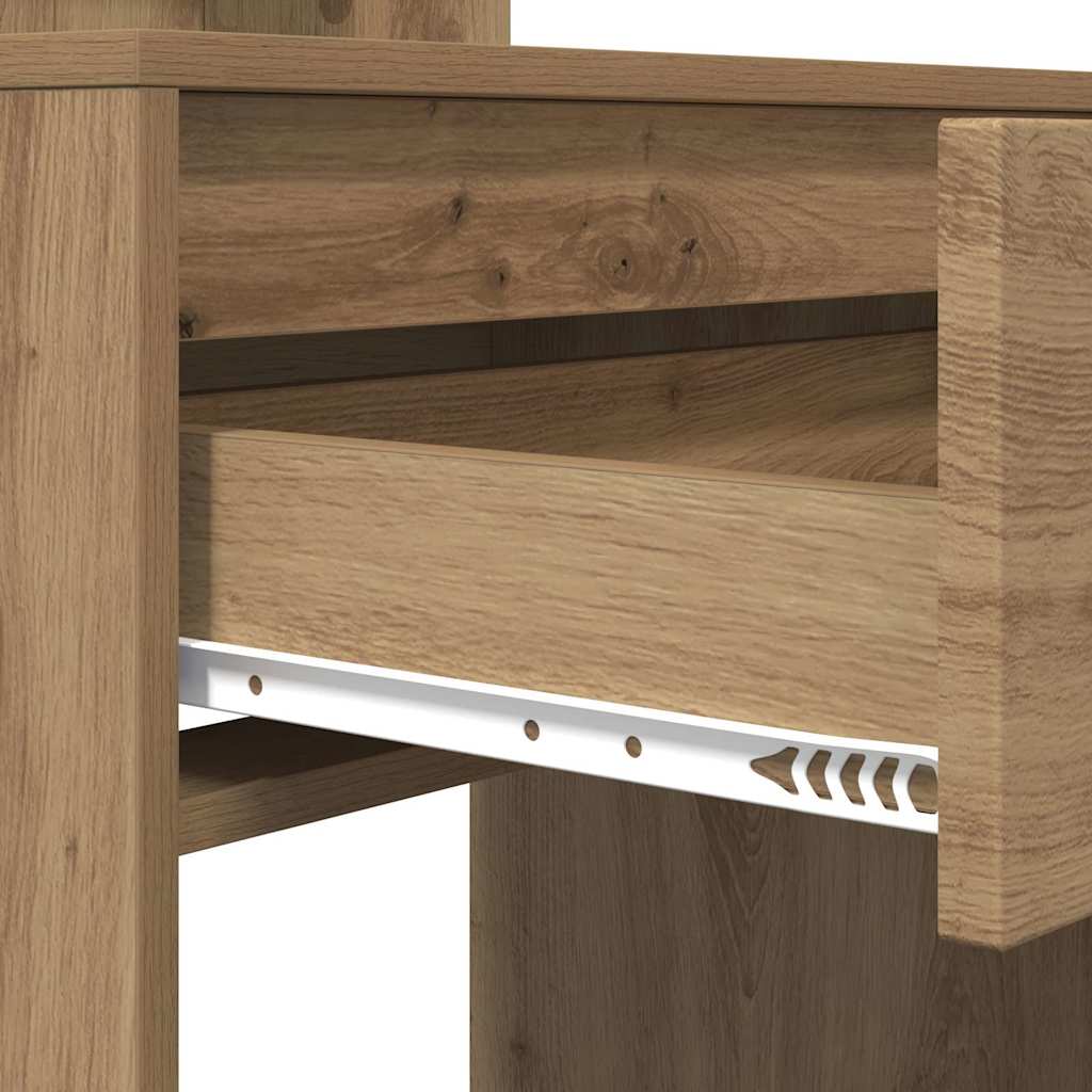 Sminkebord med skuff Artisan Eik 80 x 39,6 x 135 cm