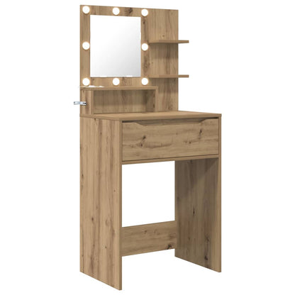 Sminkebord med skuff Artisan Eik 80 x 39,6 x 135 cm