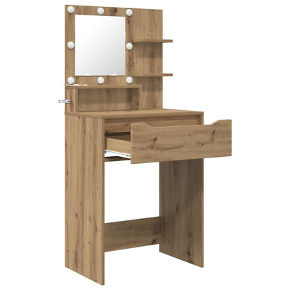 Sminkebord med skuff Artisan Eik 80 x 39,6 x 135 cm