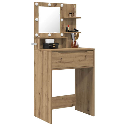 Sminkebord med skuff Artisan Eik 80 x 39,6 x 135 cm