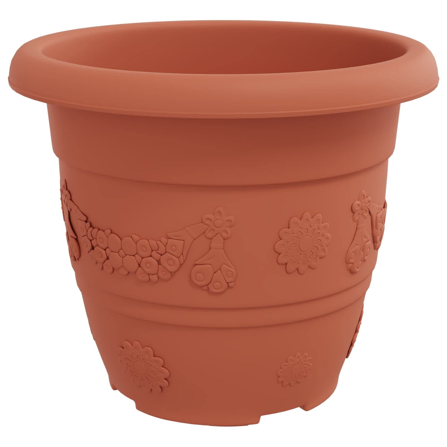Plantepotter 6 pcs Klinker Rød Ø 30 x 25 cm Plast
