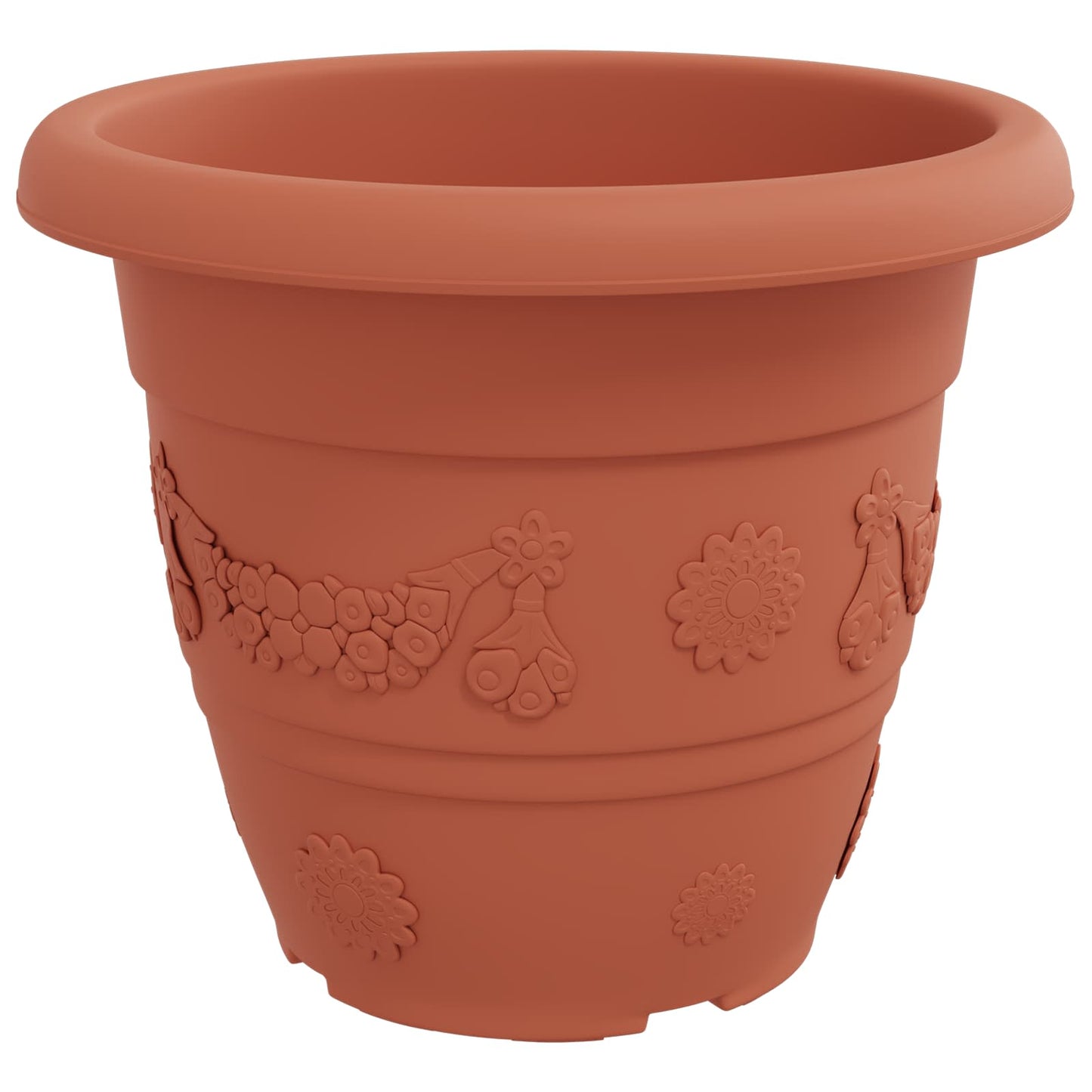 Plantepotter 6 pcs Klinker Rød Ø 39 x 32 cm Plast