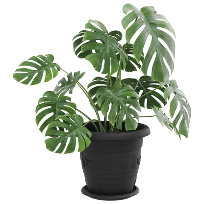 Plantepotter 6 pcs Svart Ø 26 x 21.5 cm Plast