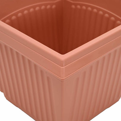 Plantepotter 6 pcs Klinker Rød 28,5 x 28,5 x 22 cm Plast