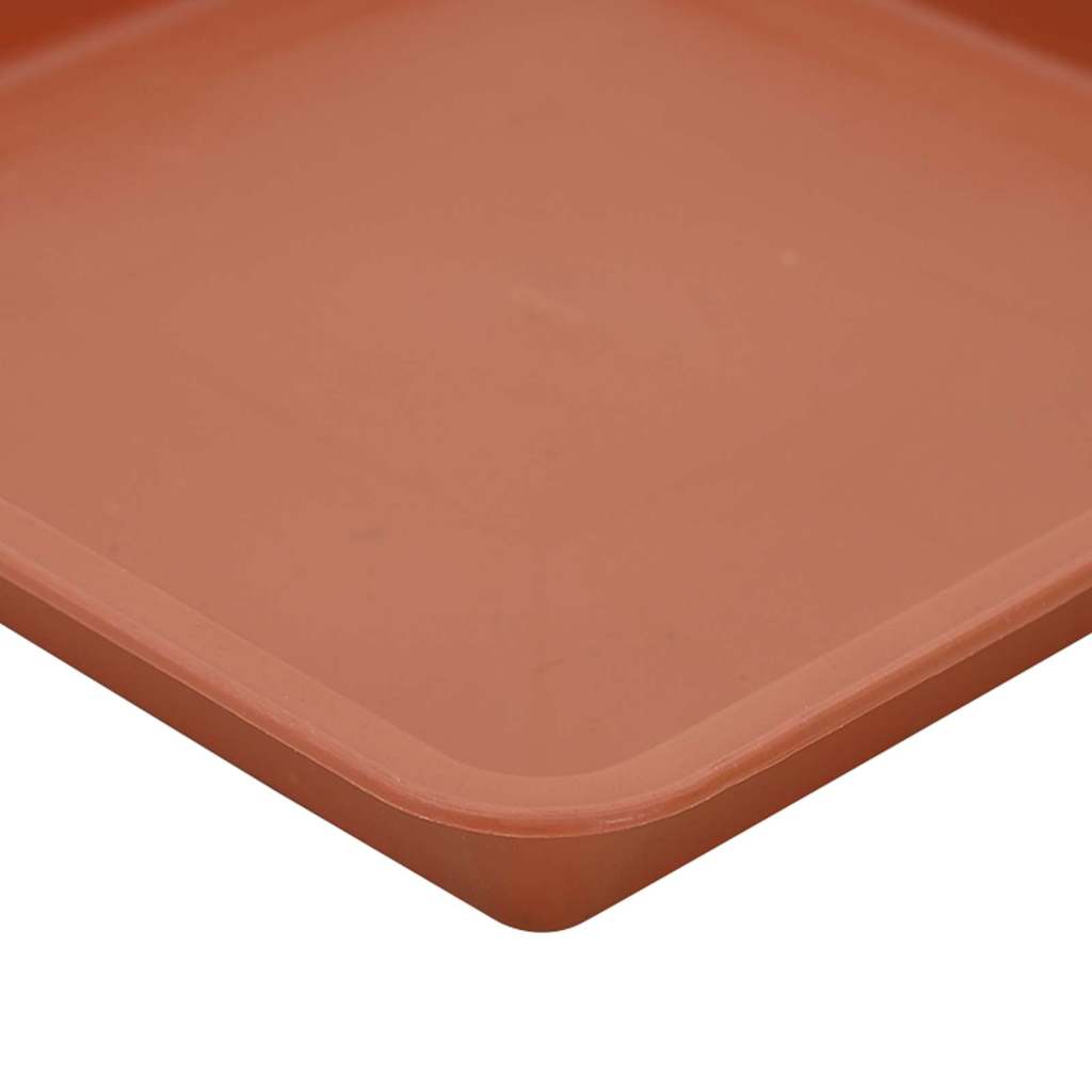 Plantepotter 6 pcs Klinker Rød 28,5 x 28,5 x 22 cm Plast