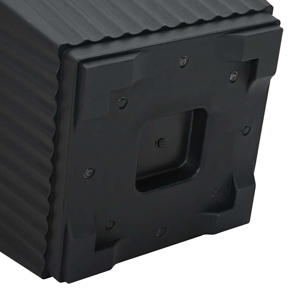 Plantepotter 6 pcs Svart 33 x 33 x 26 cm Plast