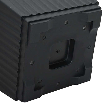 Plantepotter 6 pcs Svart 38 x 38 x 30 cm Plast