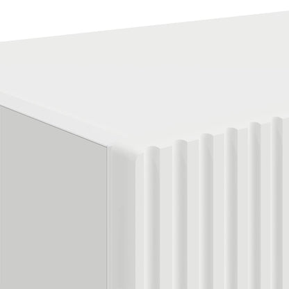 TV Veggskap 2 pcs Hvit 60 x 31 x 29,5 cm Konstruert tre