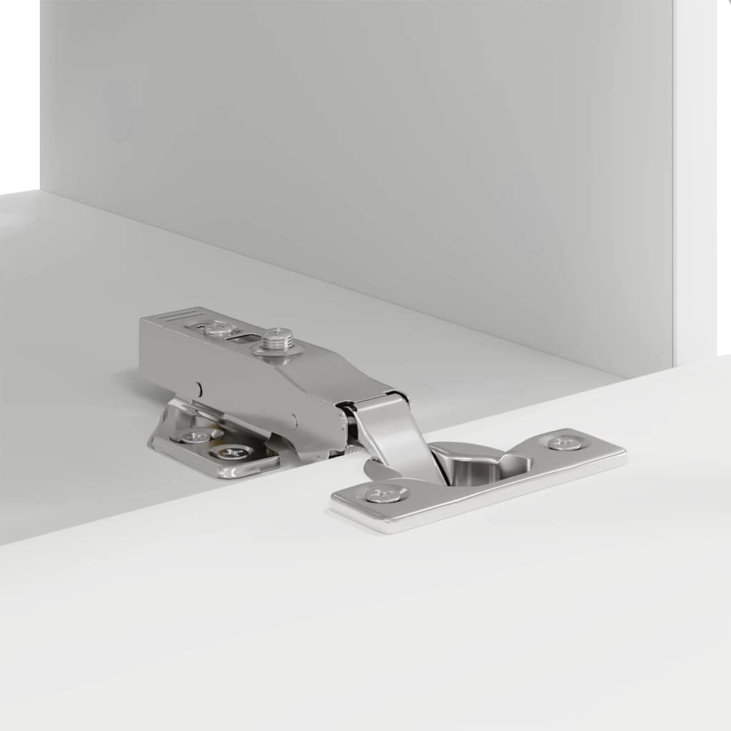 TV Veggskap 2 pcs Hvit 60 x 31 x 29,5 cm Konstruert tre