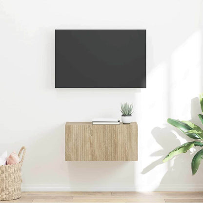 TV Veggskap Veggmontert Sonoma 60 x 31 x 29,5 cm Konstruert tre