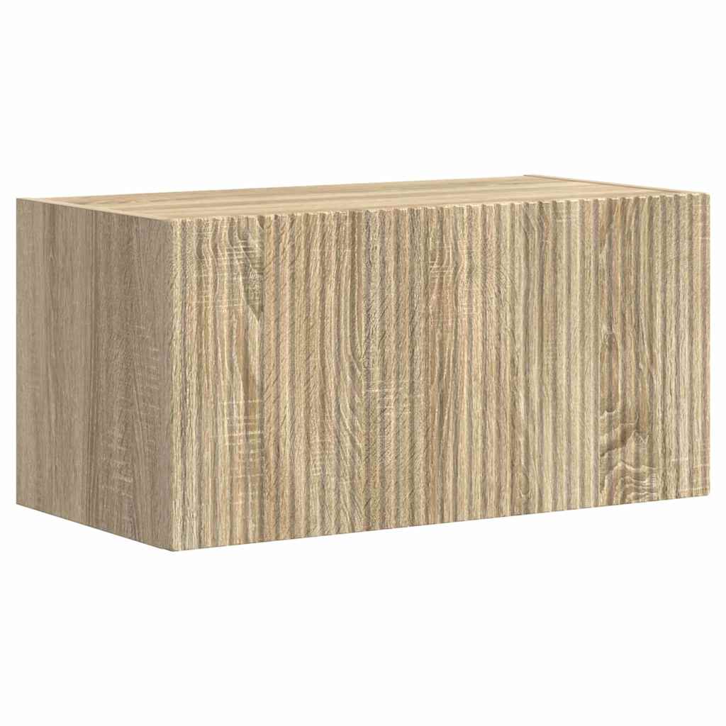 TV Veggskap Veggmontert Sonoma 60 x 31 x 29,5 cm Konstruert tre
