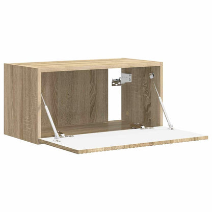 TV Veggskap Veggmontert Sonoma 60 x 31 x 29,5 cm Konstruert tre