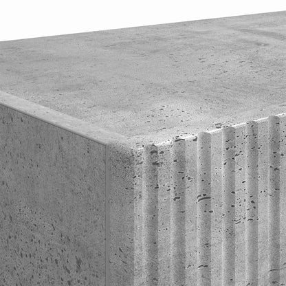 TV Veggskap Veggmontert Betong 60 x 31 x 29,5 cm Konstruert tre