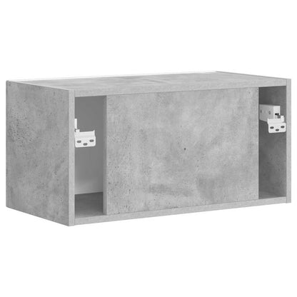 TV Veggskap Veggmontert Betong 60 x 31 x 29,5 cm Konstruert tre