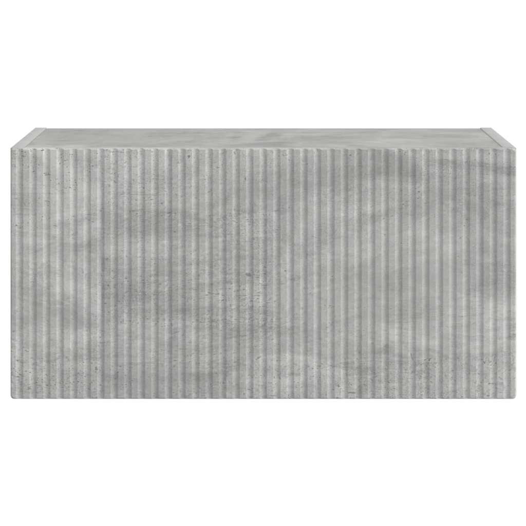 TV Veggskap Veggmontert Betong 60 x 31 x 29,5 cm Konstruert tre