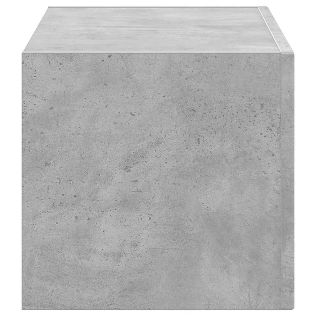 TV Veggskap Veggmontert Betong 60 x 31 x 29,5 cm Konstruert tre