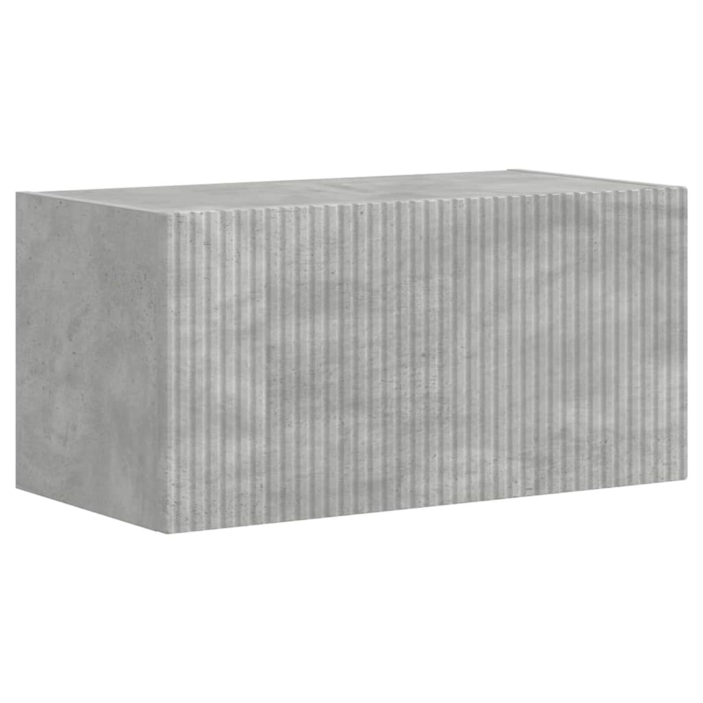 TV Veggskap 2 pcs Betong 60 x 31 x 29,5 cm Konstruert tre