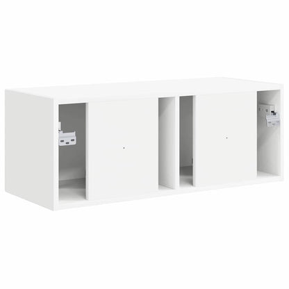 TV Veggskap Veggmontert Hvit 78,5 x 31 x 29,5 cm Konstruert tre