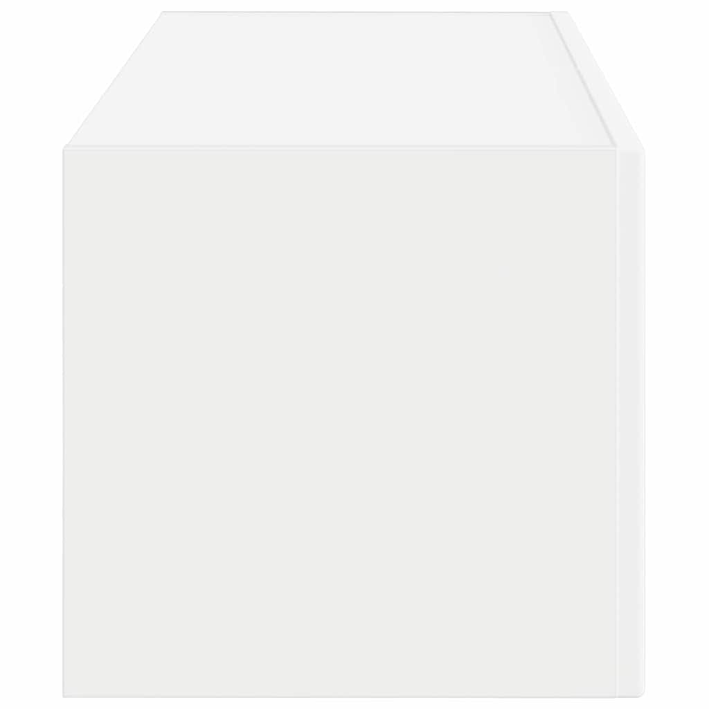 TV Veggskap Veggmontert Hvit 78,5 x 31 x 29,5 cm Konstruert tre