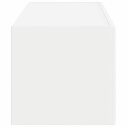 TV Veggskap Veggmontert Hvit 78,5 x 31 x 29,5 cm Konstruert tre