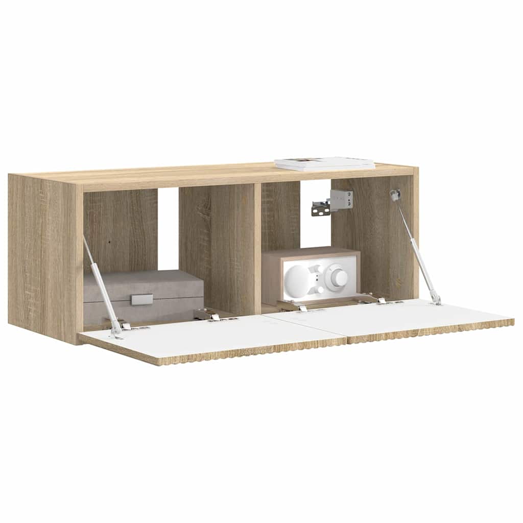 TV Veggskap Sonoma 78,5 x 31 x 29,5 cm Konstruert tre