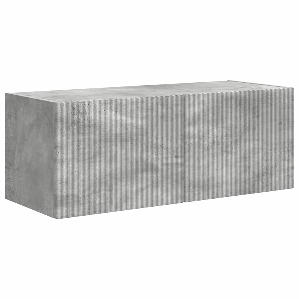 TV Veggskap Betong 78,5 x 31 x 29,5 cm Konstruert tre